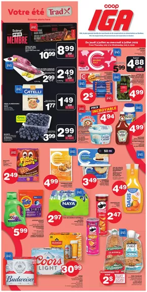 IGA catalogue in Montreal | Iles-de-la-Madeleine | 2025-07-03T00:00:00.000Z - 2025-07-09T00:00:00.000Z