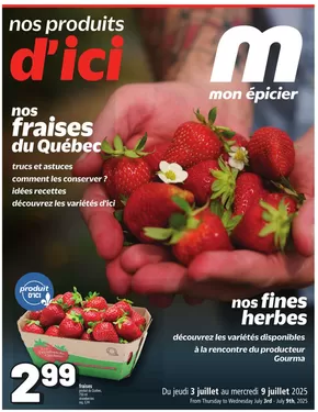 Metro catalogue in Drummondville | Discounts and promotions | 2025-07-03T00:00:00.000Z - 2025-07-09T00:00:00.000Z