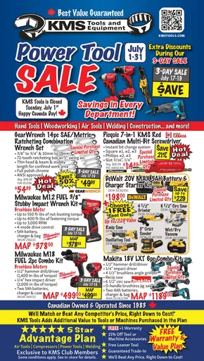 KMS Tools catalogue in Abbotsford | KMS Tools 2507 July Flyer | 2025-07-01T00:00:00.000Z - 2025-07-31T00:00:00.000Z