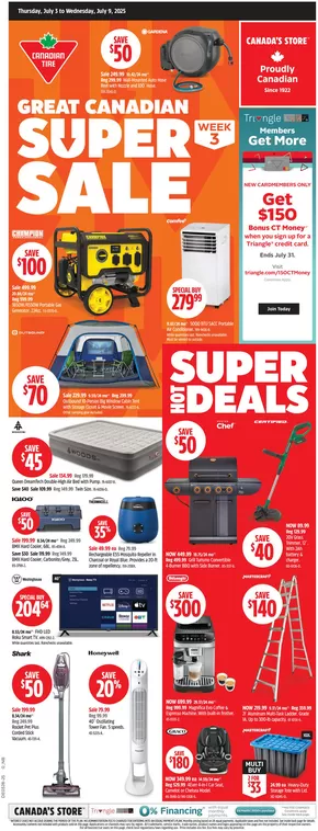 Canadian Tire catalogue in Saint John | Wide range of offers | 2025-07-03T00:00:00.000Z - 2025-07-09T00:00:00.000Z