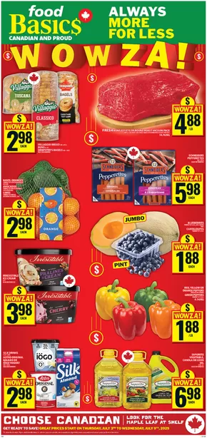 Food Basics catalogue in North Bay | Current deals and offers | 2025-07-03T00:00:00.000Z - 2025-07-09T00:00:00.000Z