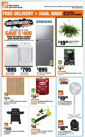 Home Depot catalogue in Charlottetown (Prince Edward Island) | Current deals and offers | 2025-07-03T00:00:00.000Z - 2025-07-16T00:00:00.000Z