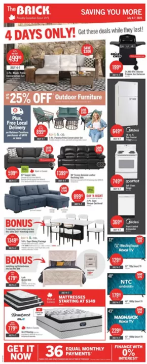 The Brick catalogue in Winnipeg | Offers for bargain hunters | 2025-07-02T00:00:00.000Z - 2025-07-16T00:00:00.000Z